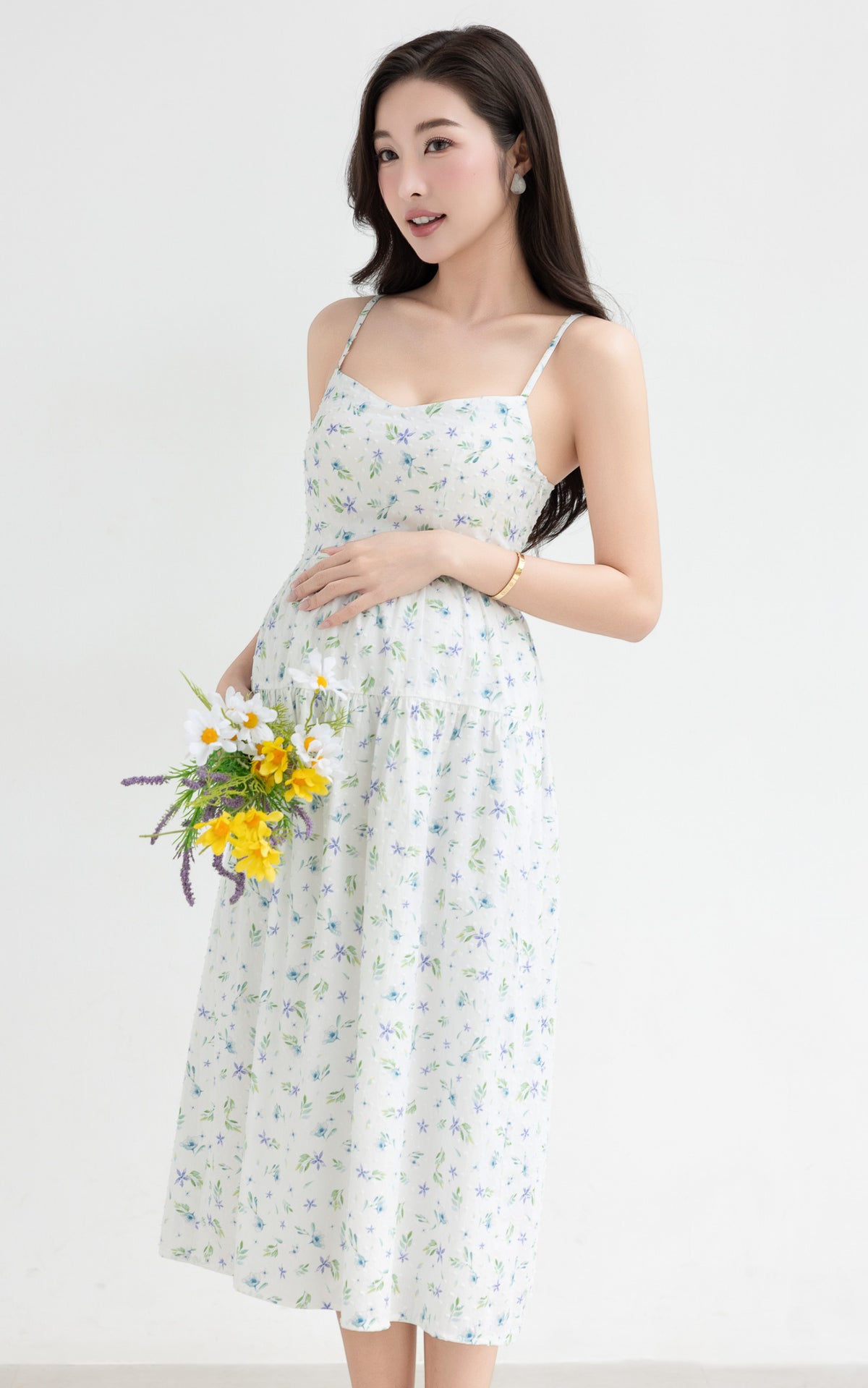 Lorelei Cotton Floral Nursing Dress