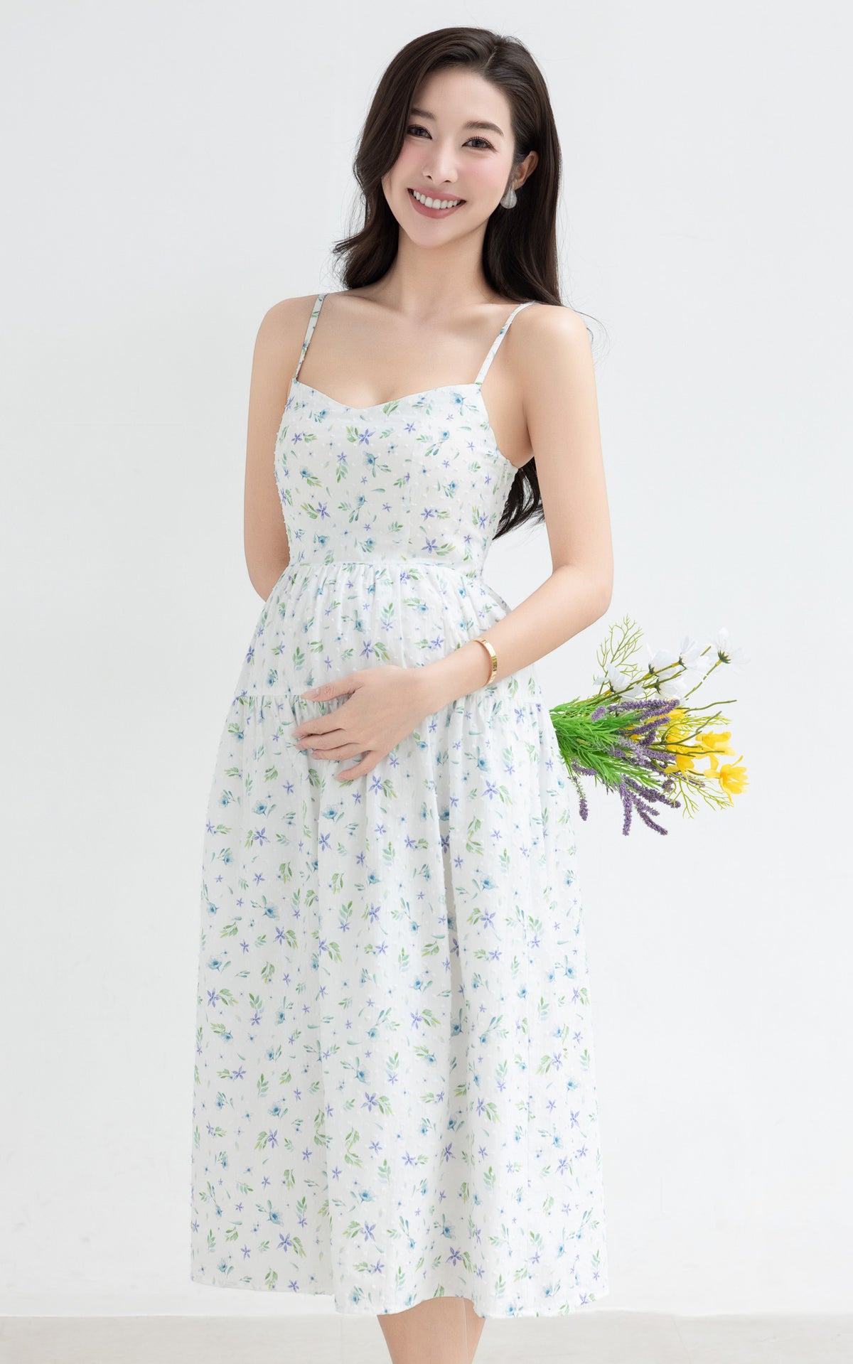 Lorelei Cotton Floral Nursing Dress