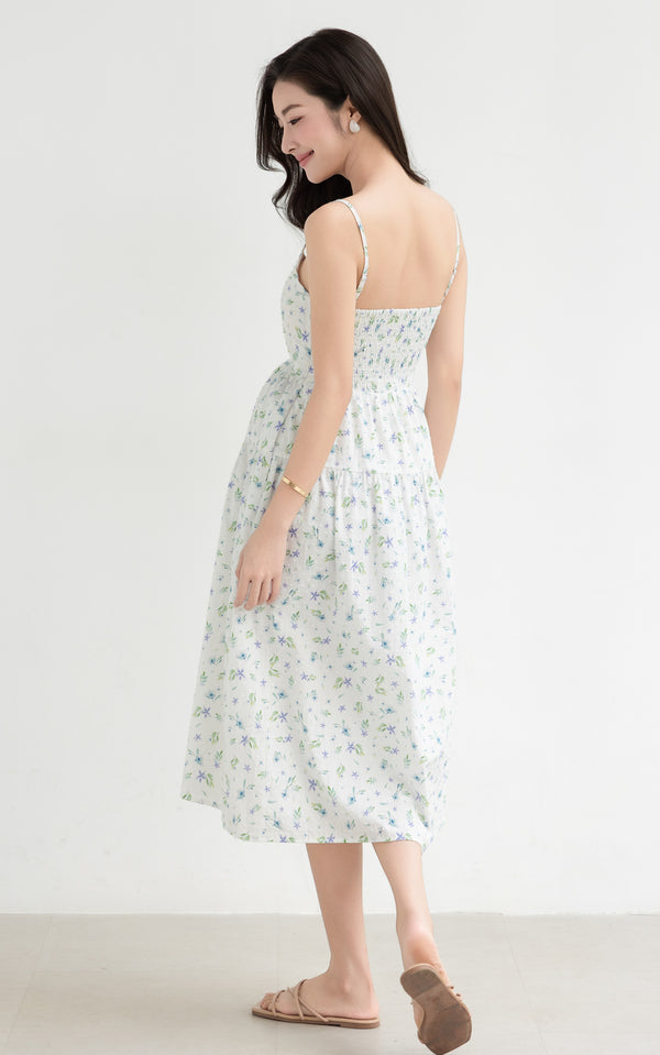 Lorelei Cotton Floral Nursing Dress