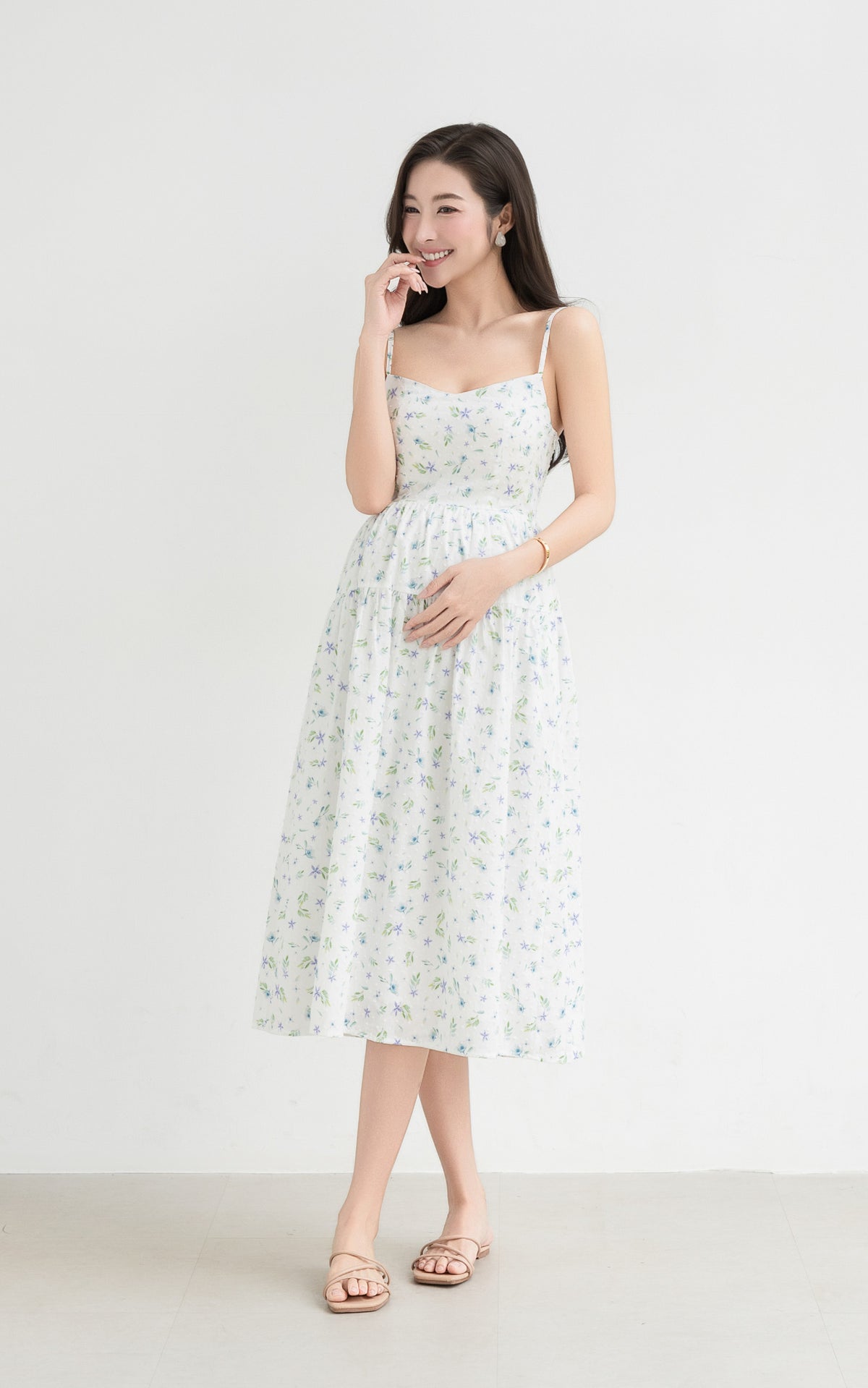 Lorelei Cotton Floral Nursing Dress