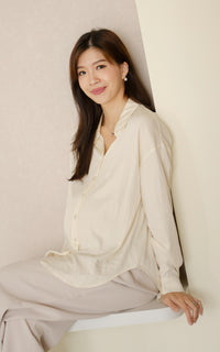 Lucille Oversized Nursing Shirt