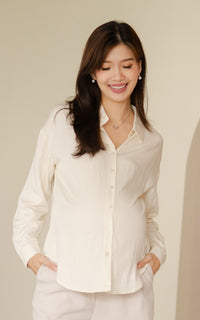 Lucille Oversized Nursing Shirt