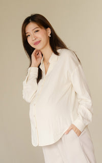 Lucille Oversized Nursing Shirt