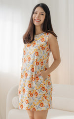 Madeline Floral Nursing Dress