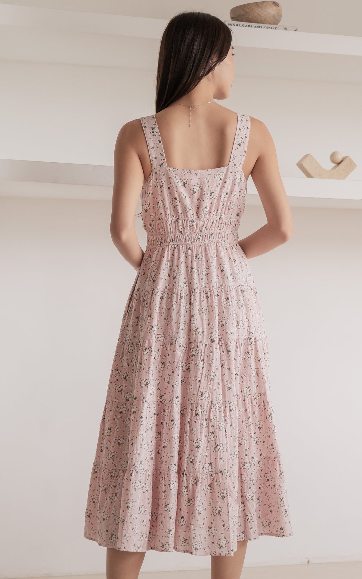 Maisie Floral Nursing Dress in Pink