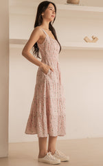 Maisie Floral Nursing Dress in Pink