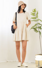 Maya Nursing Dress in Cream