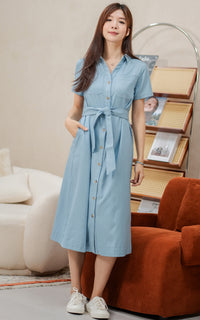 Nicole Denim Nursing Dress