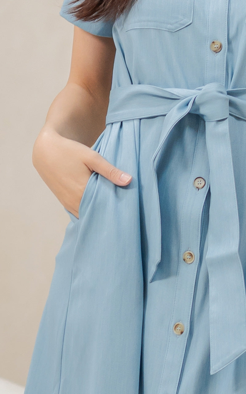 Nicole Denim Nursing Dress