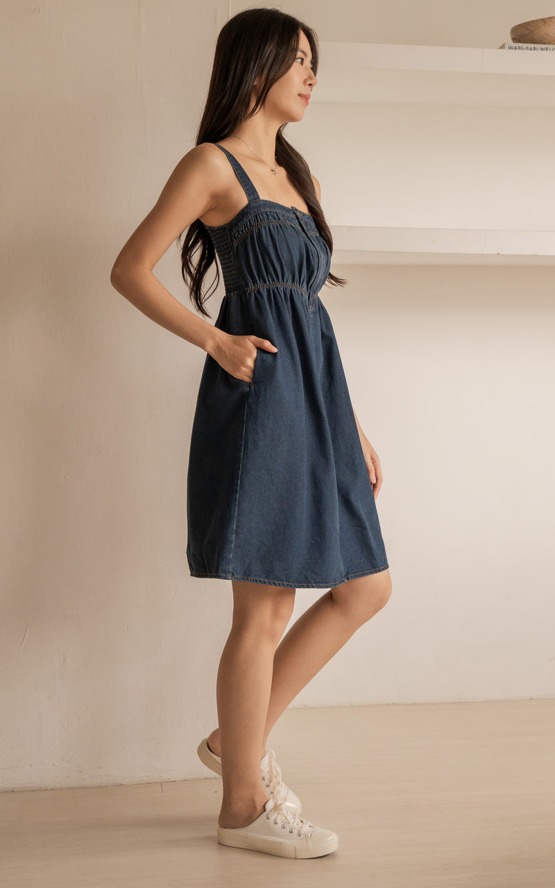 Ophelia Denim Nursing Dress
