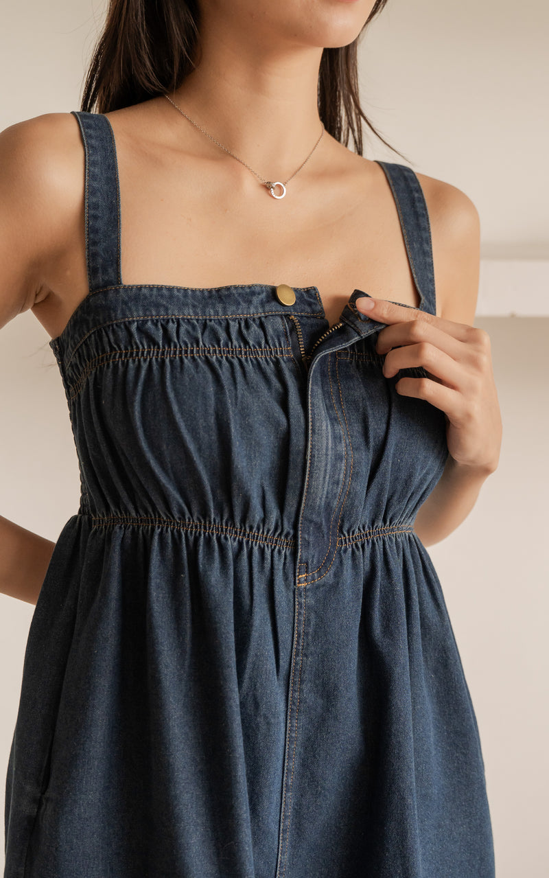 Ophelia Denim Nursing Dress