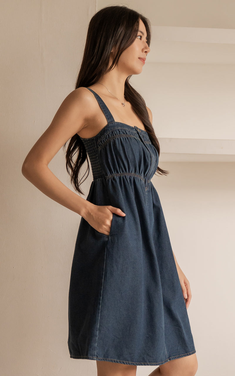 Ophelia Denim Nursing Dress