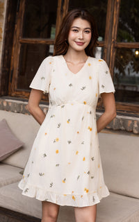 Raya Floral Embriodered Dress