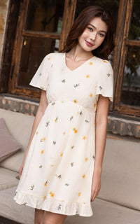 Raya Floral Embriodered Dress