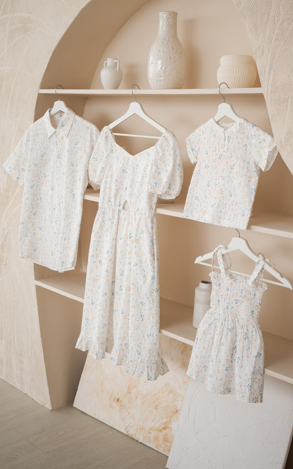 Rowane Floral Boy's Short Sleeves Top