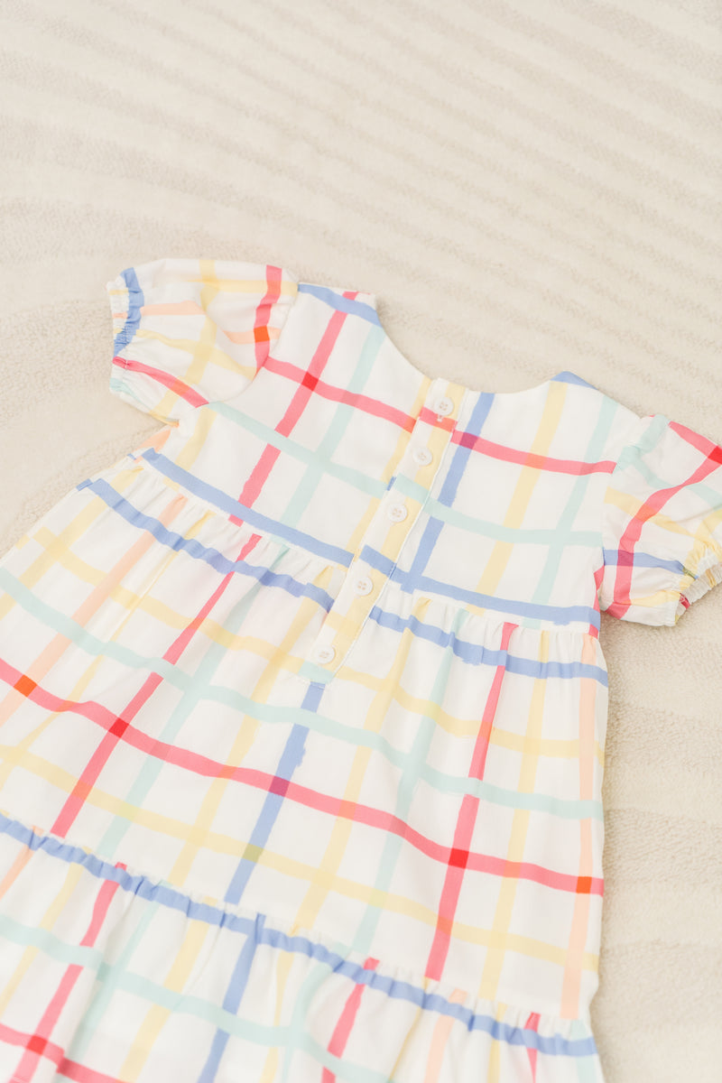 Ruby Plaid Girl Dress