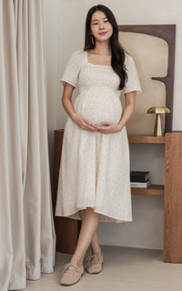 Salem Floral Nursing Dress in Pink