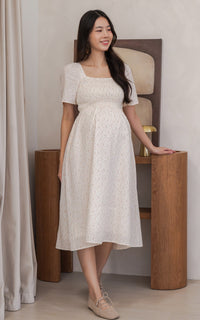 Salem Floral Nursing Dress in Pink