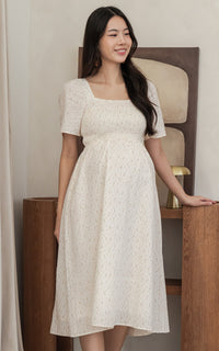 Salem Floral Nursing Dress in Pink