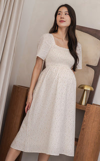 Salem Floral Nursing Dress in Pink