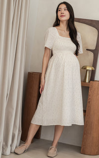 Salem Floral Nursing Dress in Pink