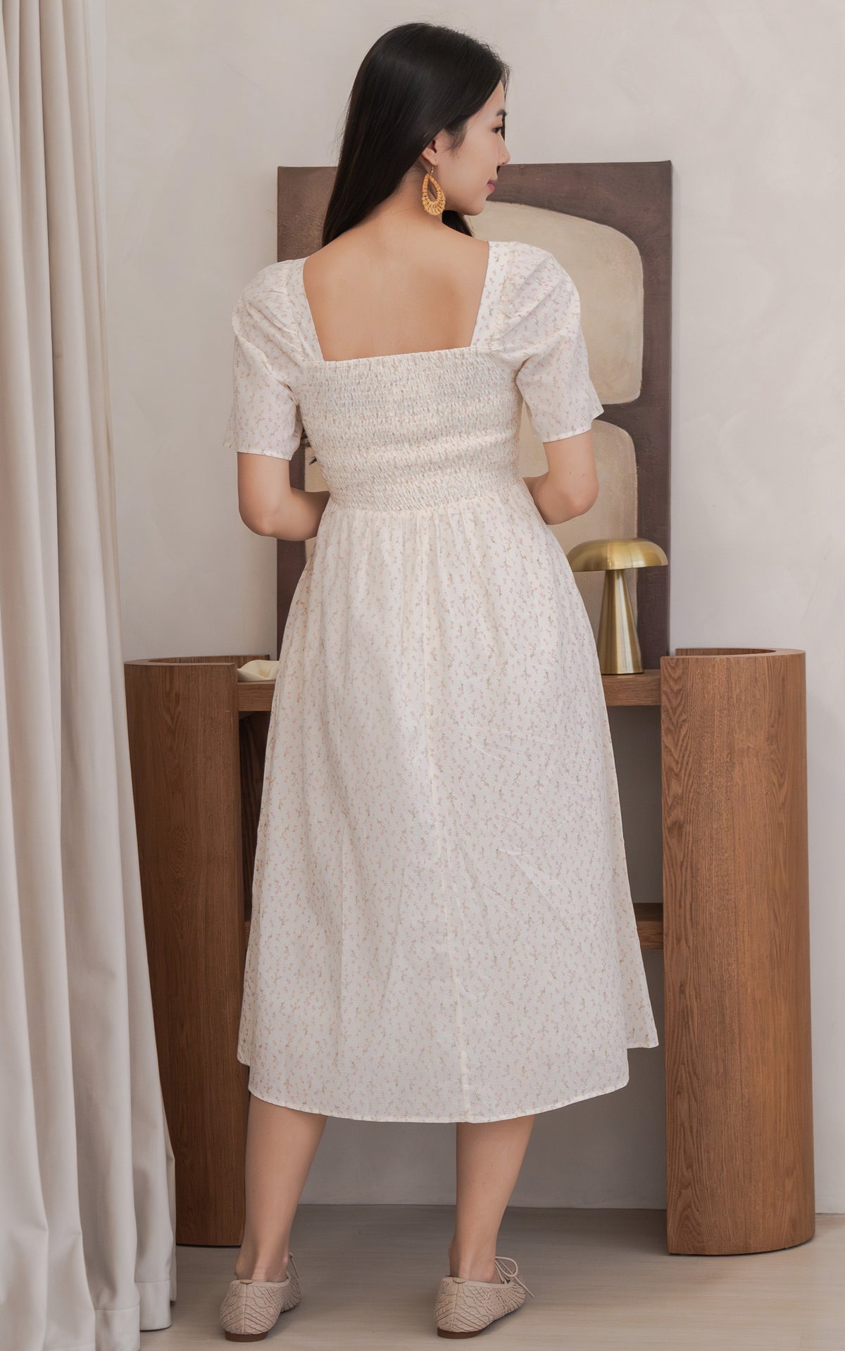 Salem Floral Nursing Dress in Pink