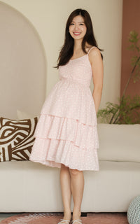 Samara Hearts Padded Nursing Dress