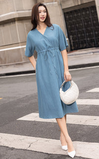 Sylvie Denim Cotton Dress