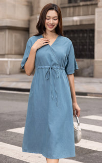 Sylvie Denim Cotton Dress