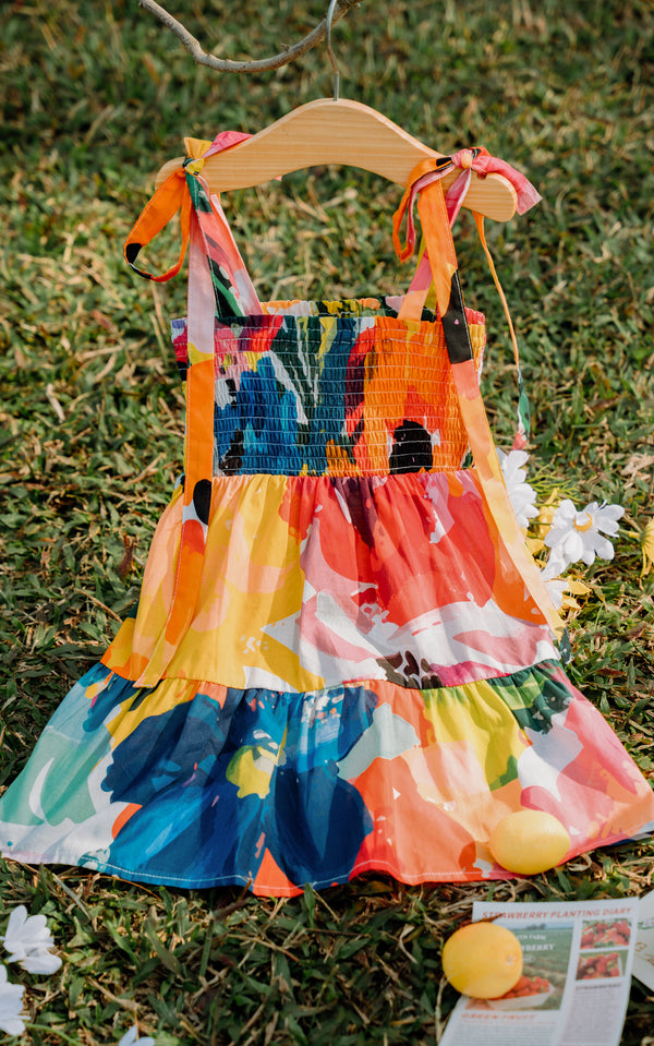 Amina Floral Girl Dress