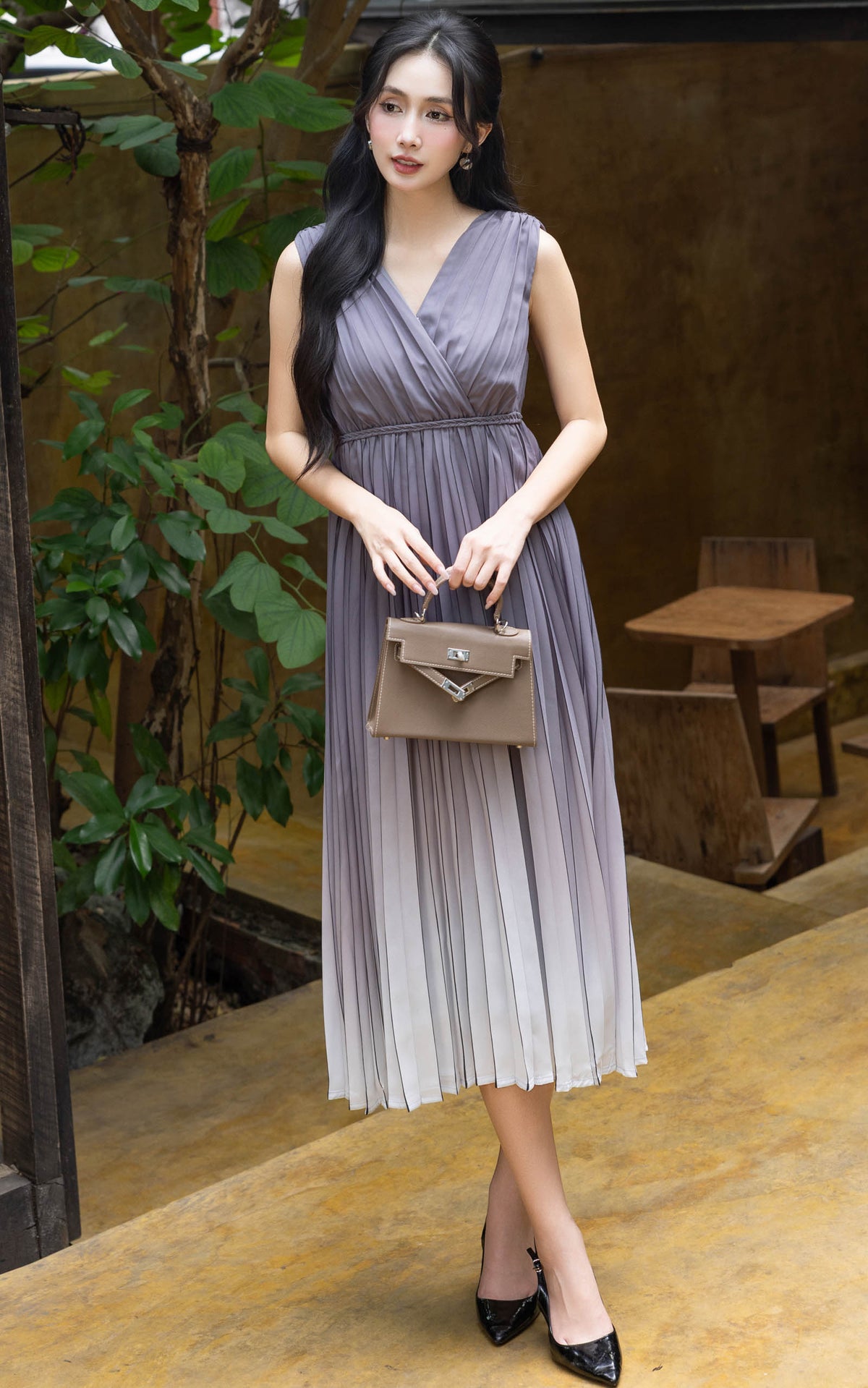 Tessa Gradient Ombre Dress