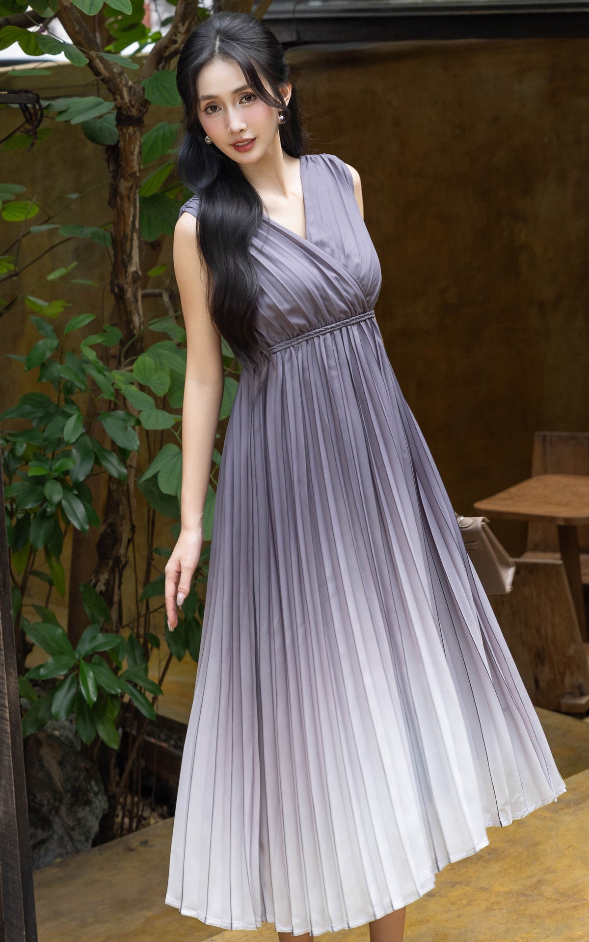Tessa Gradient Ombre Dress