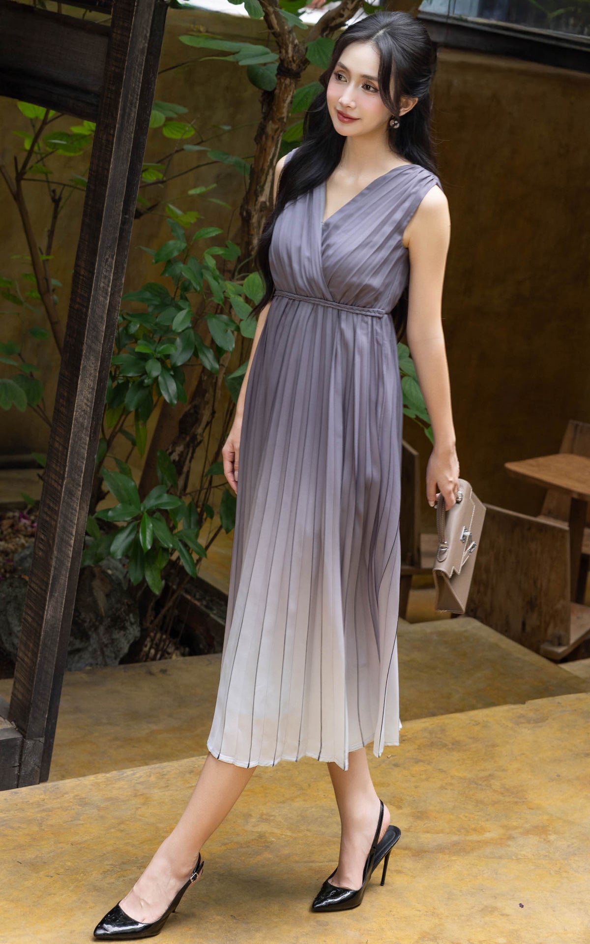 Tessa Gradient Ombre Dress
