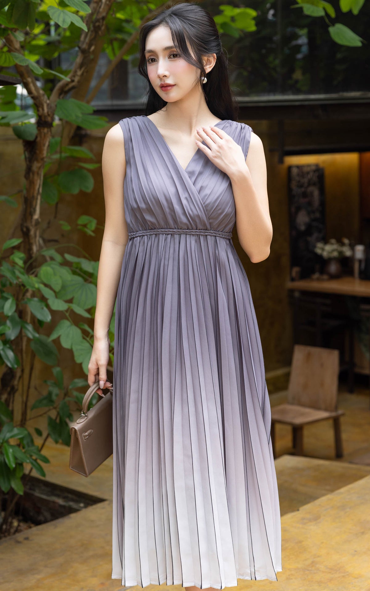 Tessa Gradient Ombre Dress