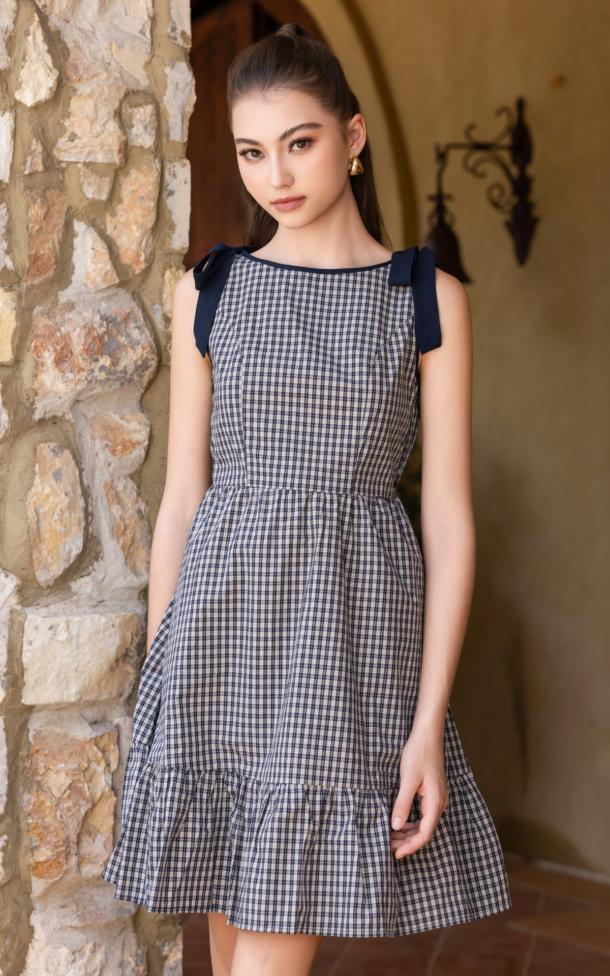 Vanya Checkered Dress