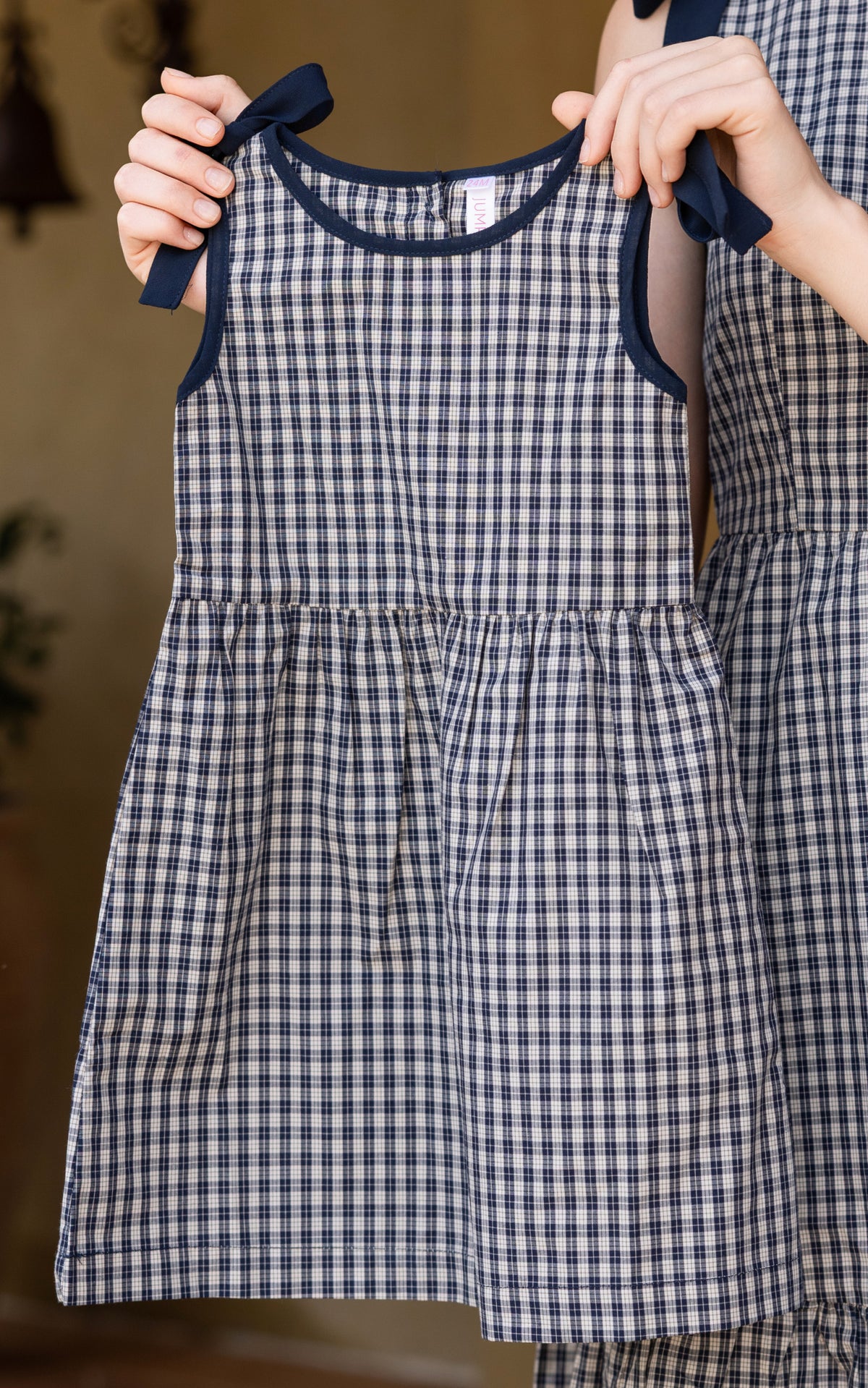 Vanya Checkered Girl Dress