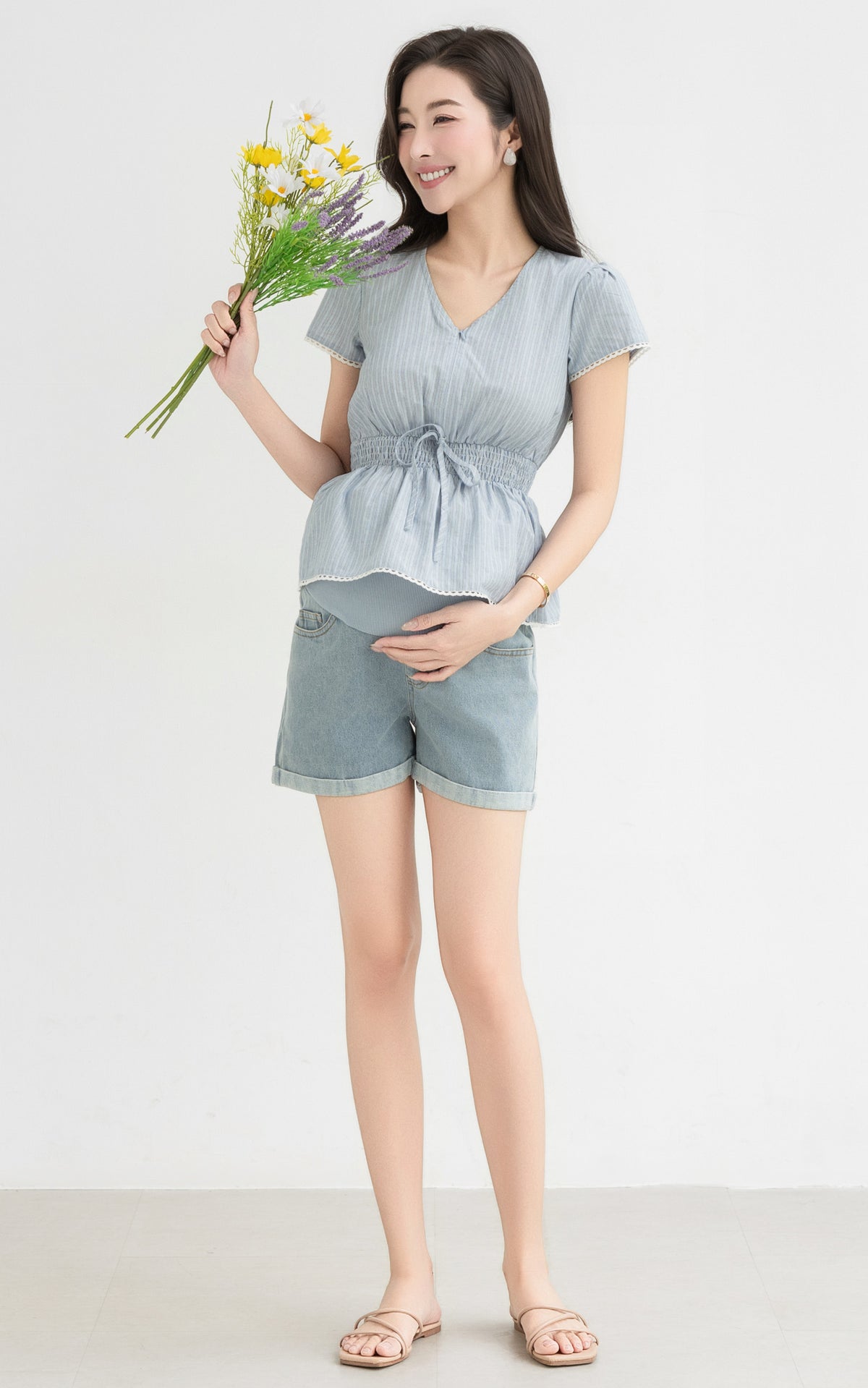 Vienna Stripes Nursing Top