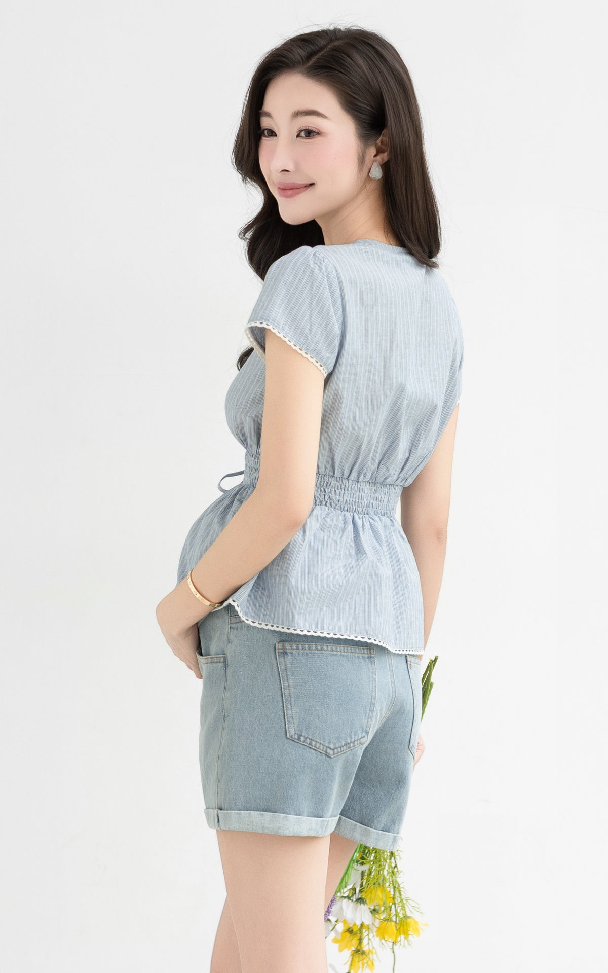 Vienna Stripes Nursing Top