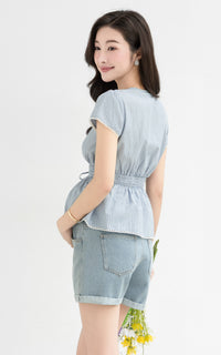 Vienna Stripes Nursing Top