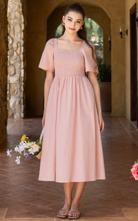 Eden Lines Nursing Dress in Pink