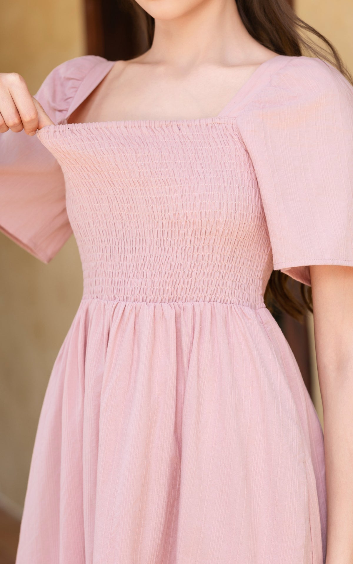 Eden Lines Nursing Dress in Pink