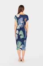 Keyra Pleated Printed Nursing Dress Nursing Wear Jump Eat Cry 