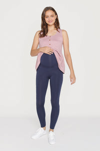 Esse Overbelly Leggings In Navy Nursing Wear Jump Eat Cry 