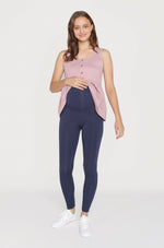 Esse Overbelly Leggings In Navy Nursing Wear Jump Eat Cry 