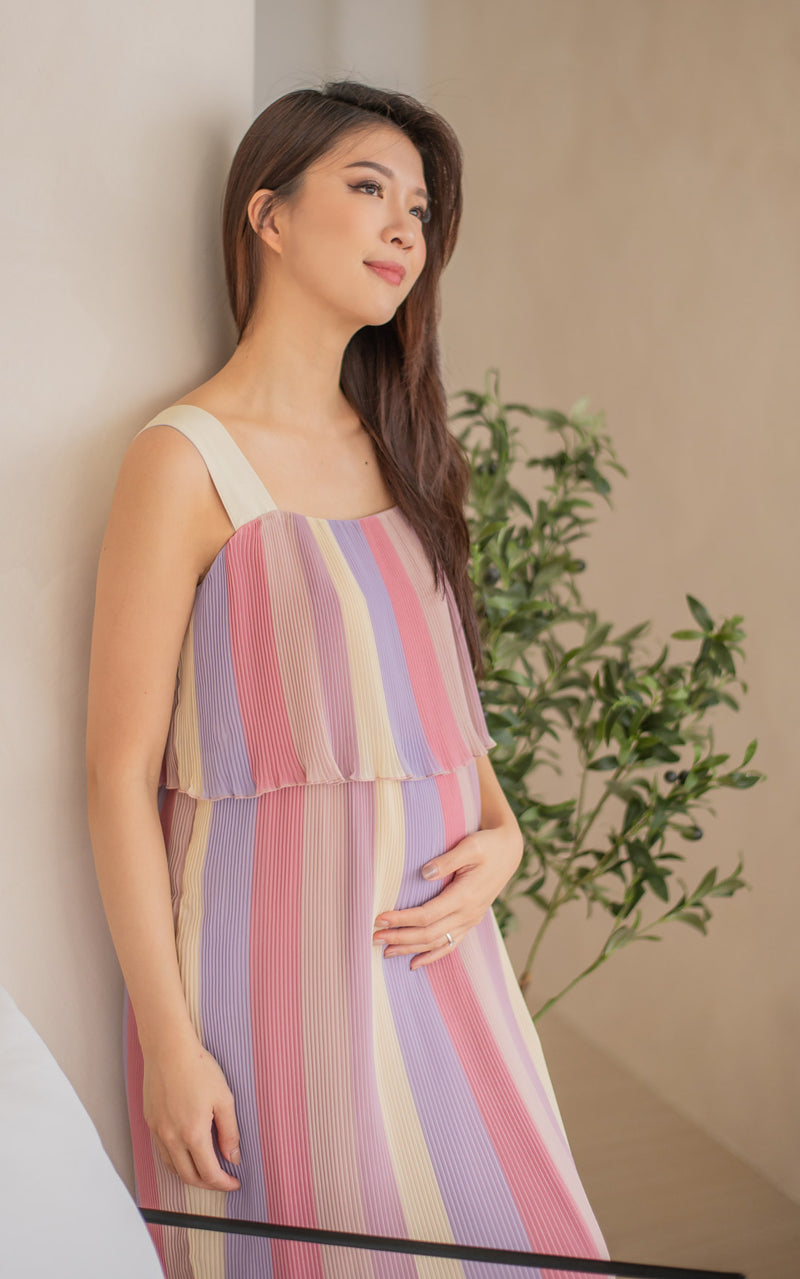 Amelia Pastel Nursing Dress
