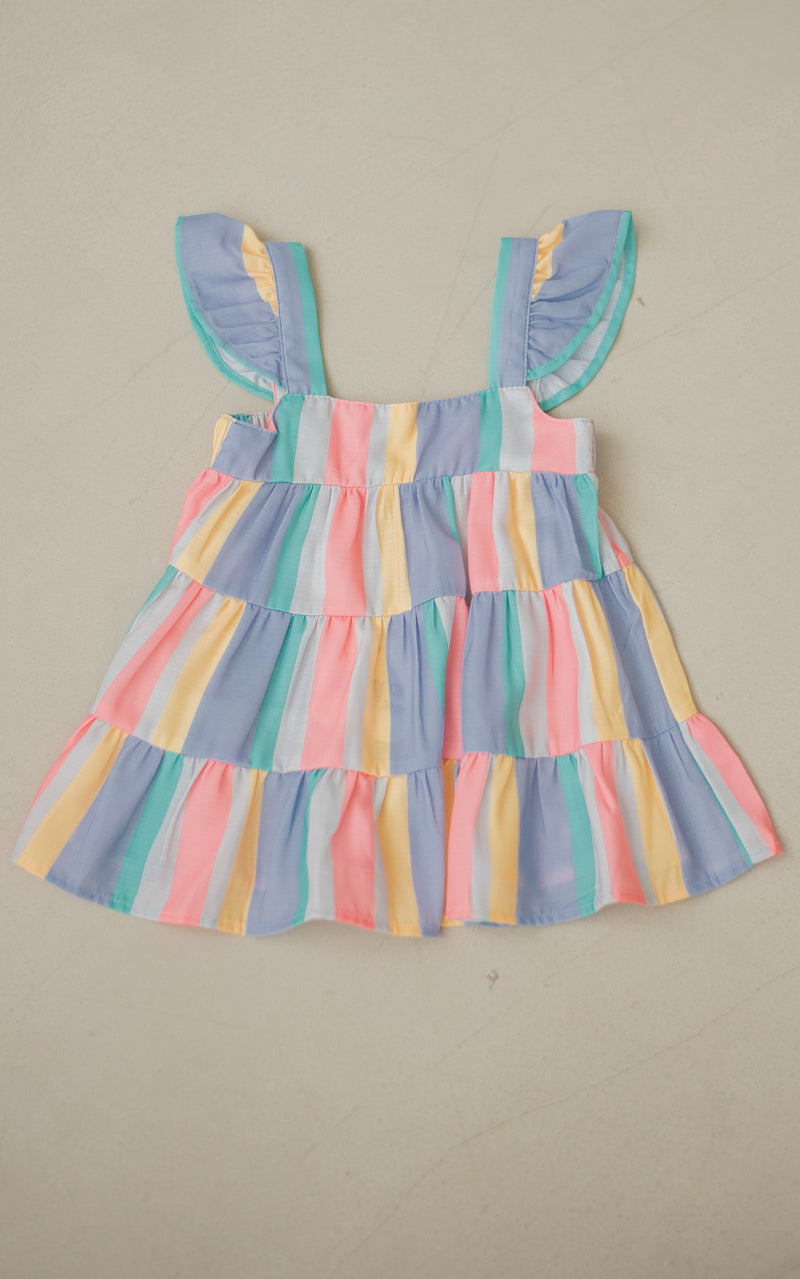 Chloe Stripes Girl's Dress