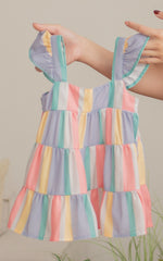 Chloe Stripes Girl's Dress