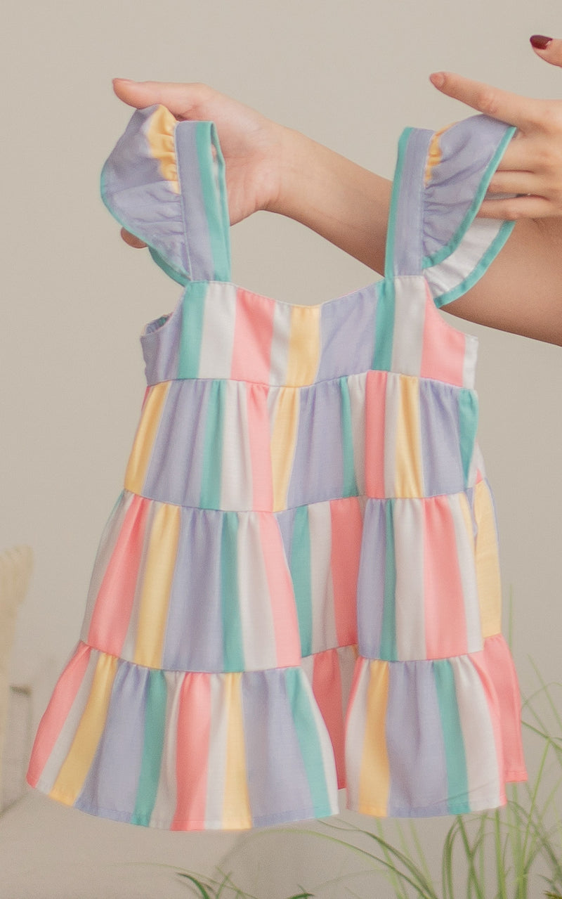 Chloe Stripes Girl's Dress