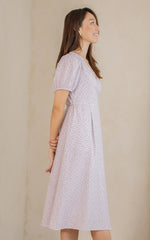 Emilia Printed Nursing Dress in Pink
