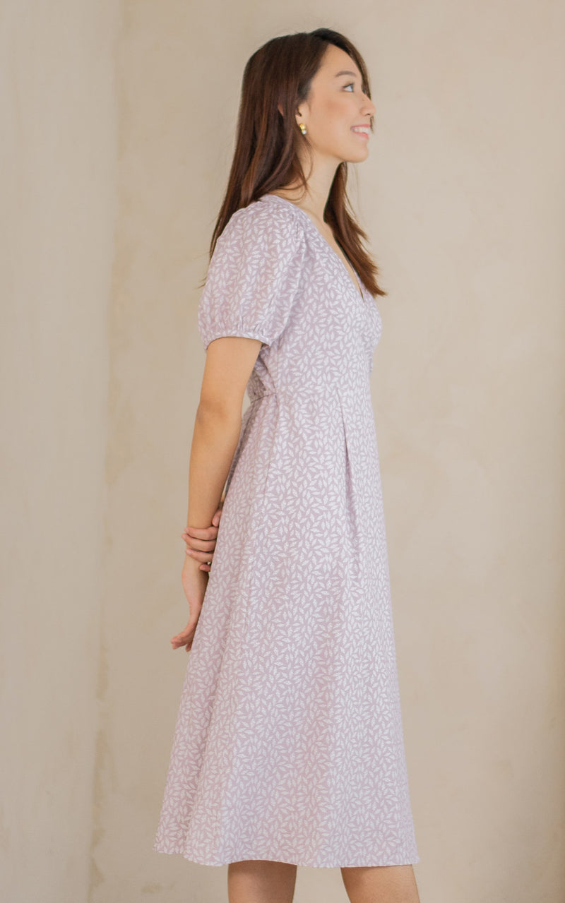 Emilia Printed Nursing Dress in Pink